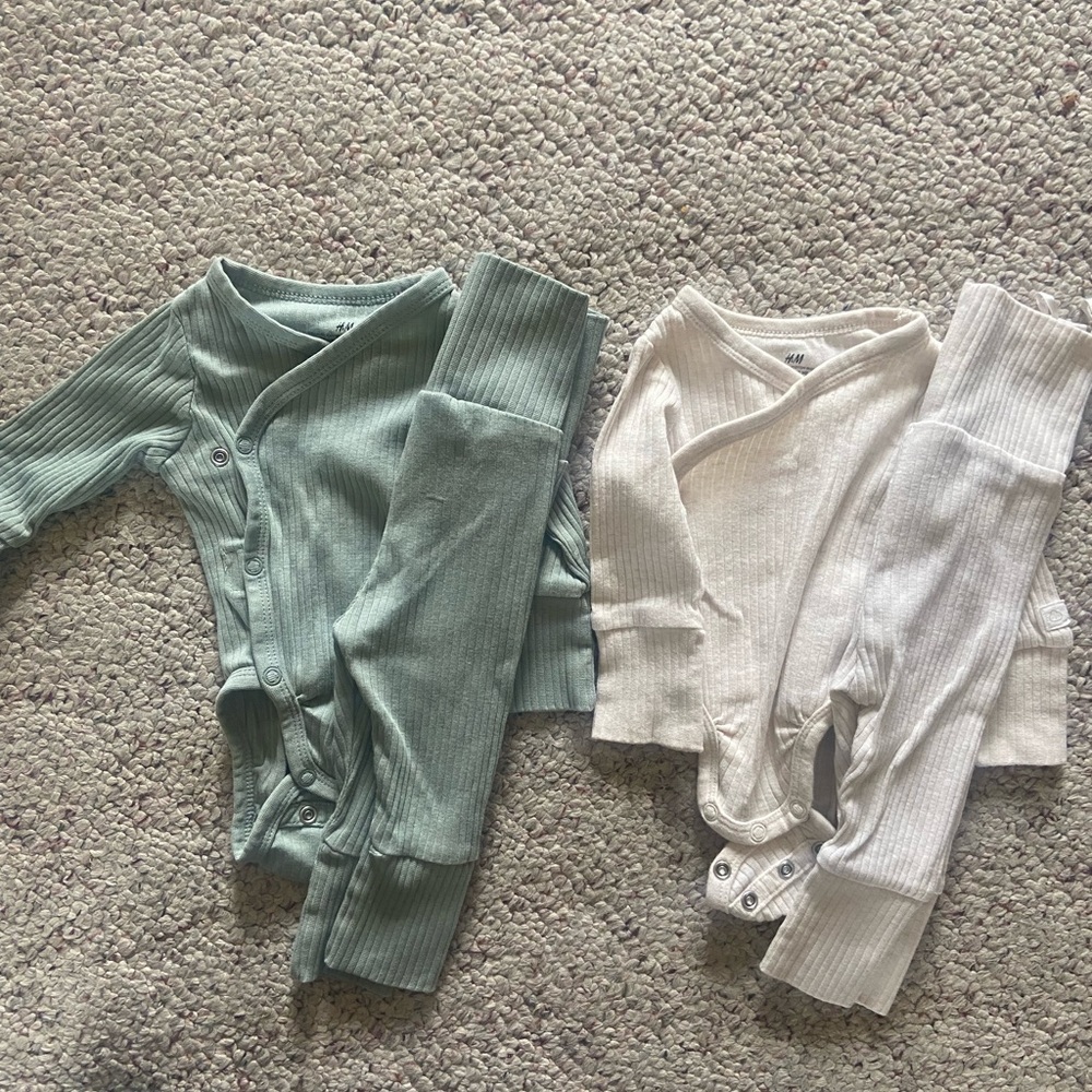 H&M newborn sets